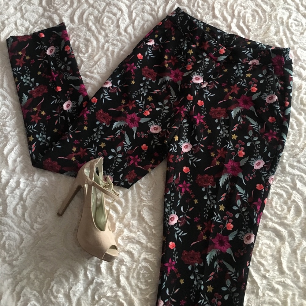 Fantastic Floral Dress Pants